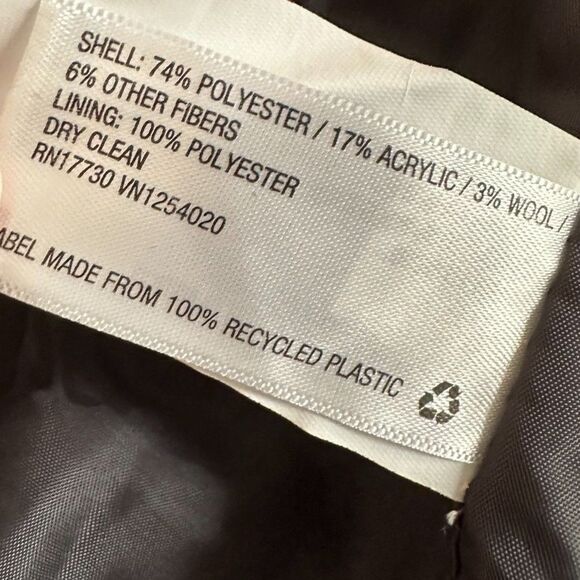 Mossimo Supply Co. Women Coat Tweed Hooded Front Tie Belt Pockets Lined Medium - Picture 5 of 11